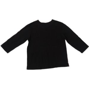 Solid black long sleeve shirt size 3t